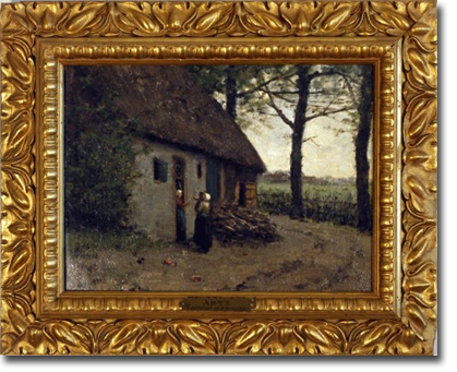 David Adolf, 'Landscape at Scheveningen', Oil on Canvas