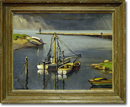 Julius Delbos, 'Martha's Vinyard', Watercolor on Paper