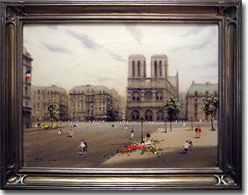 Andre Gisson, 'Paris', Oil on Canvas