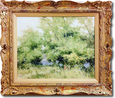 Andre Gisson, 'Strolling The Field', Oil on Canvas