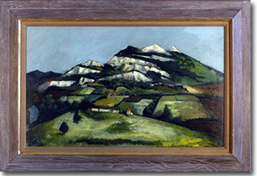 John Heliker, 'Quarry Near Barret, Vermont', Oil on Board