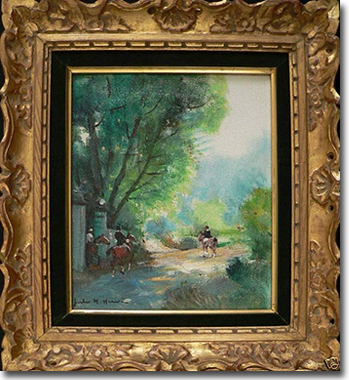 Jules Renee Herve, 'The Hunt', Oil on Canvas