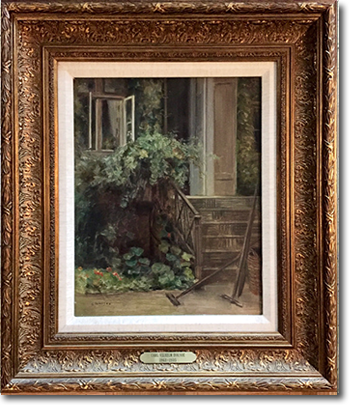 Carl Vilhelm Holsoe, 'Home', Oil on Board