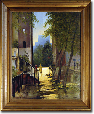 Mario Lanza, 'Brooklyn', Oil on Canvas