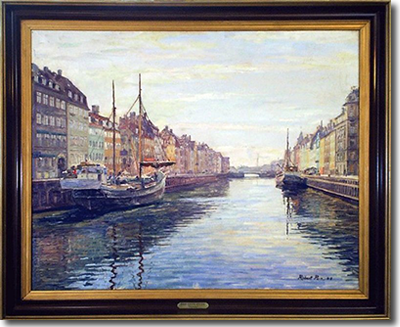 Robert Panitzsch, 'Nyhavn', Oil on Canvas