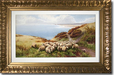 Thomas Rowden, 'The Coast- Near Exmouth, Devon', Watercolor on Paper