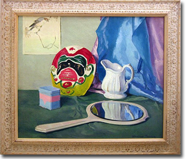 Winthrop Duthie Turney, 'Still Life With Chinese Mask', Oil on Canvas