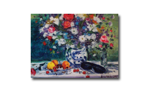 Georges Yoldjoglou, 'Bouquet de Fleurs', Oil on Canvas