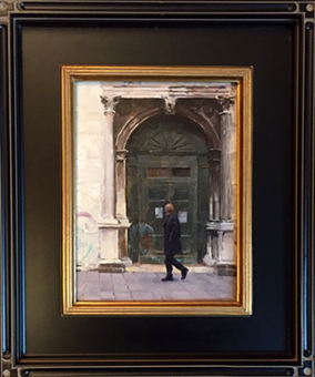 George Bodine, 'Going Back', Oil on Board